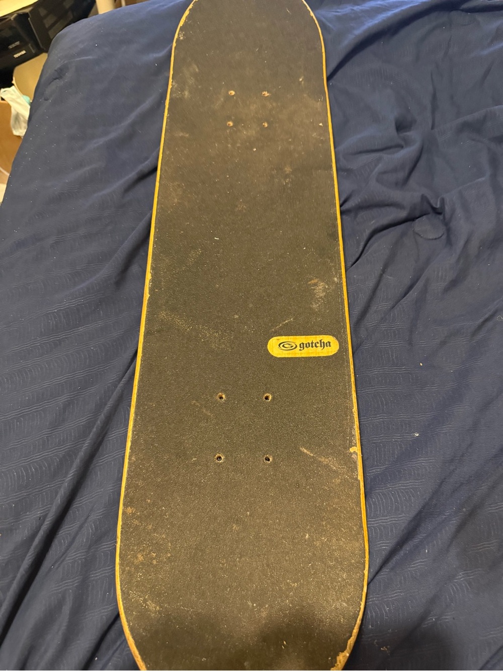 1980s Vintage Gotcha Classic Skateboard 30 Inch Used No Wheels See Pics